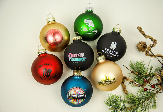 WHOLESALE Logo Ornaments - 1 side