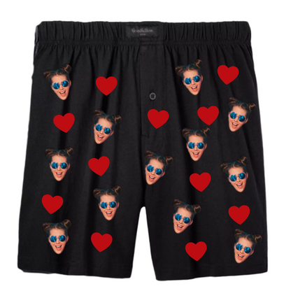 Boxer with Hearts