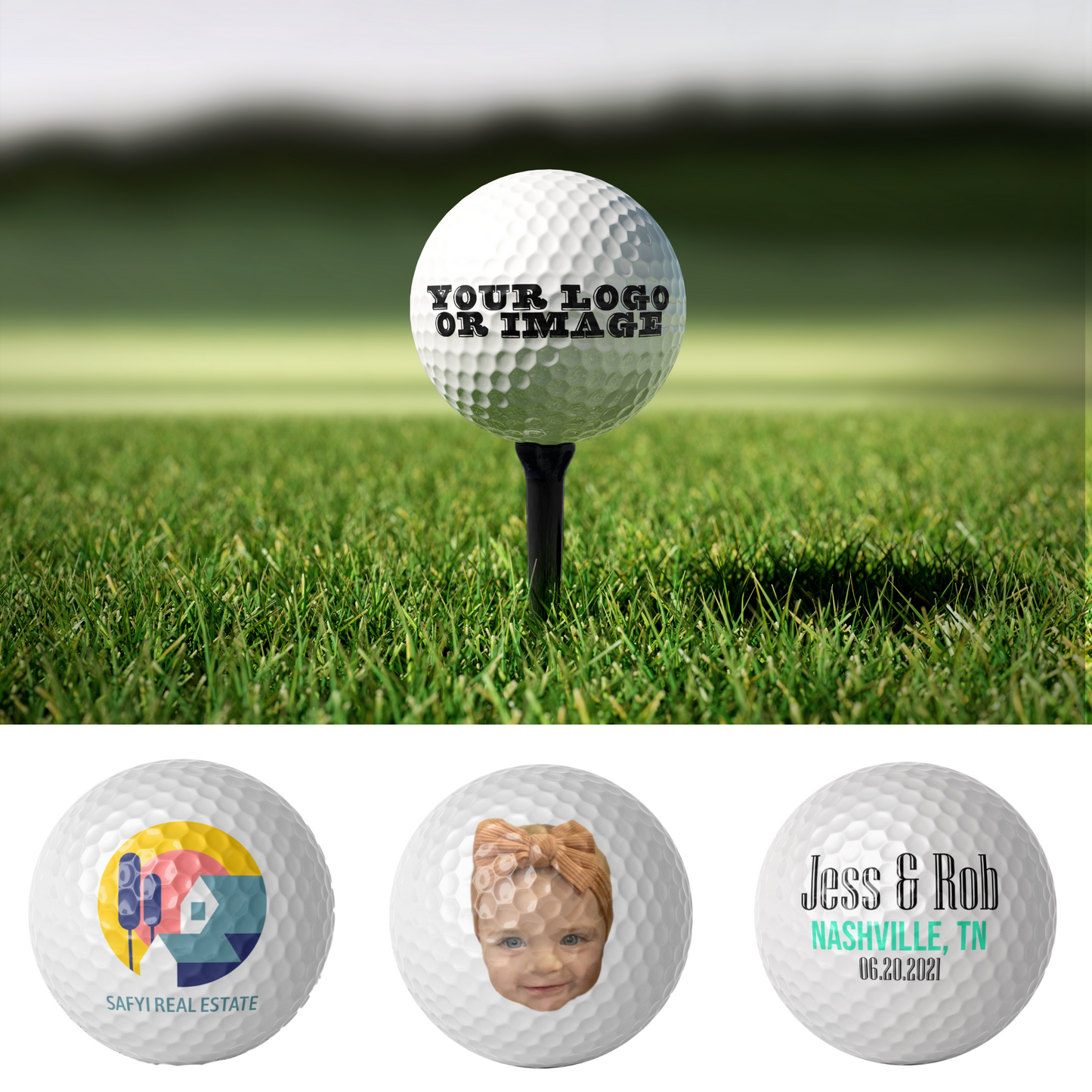 Custom Logo Golf Balls