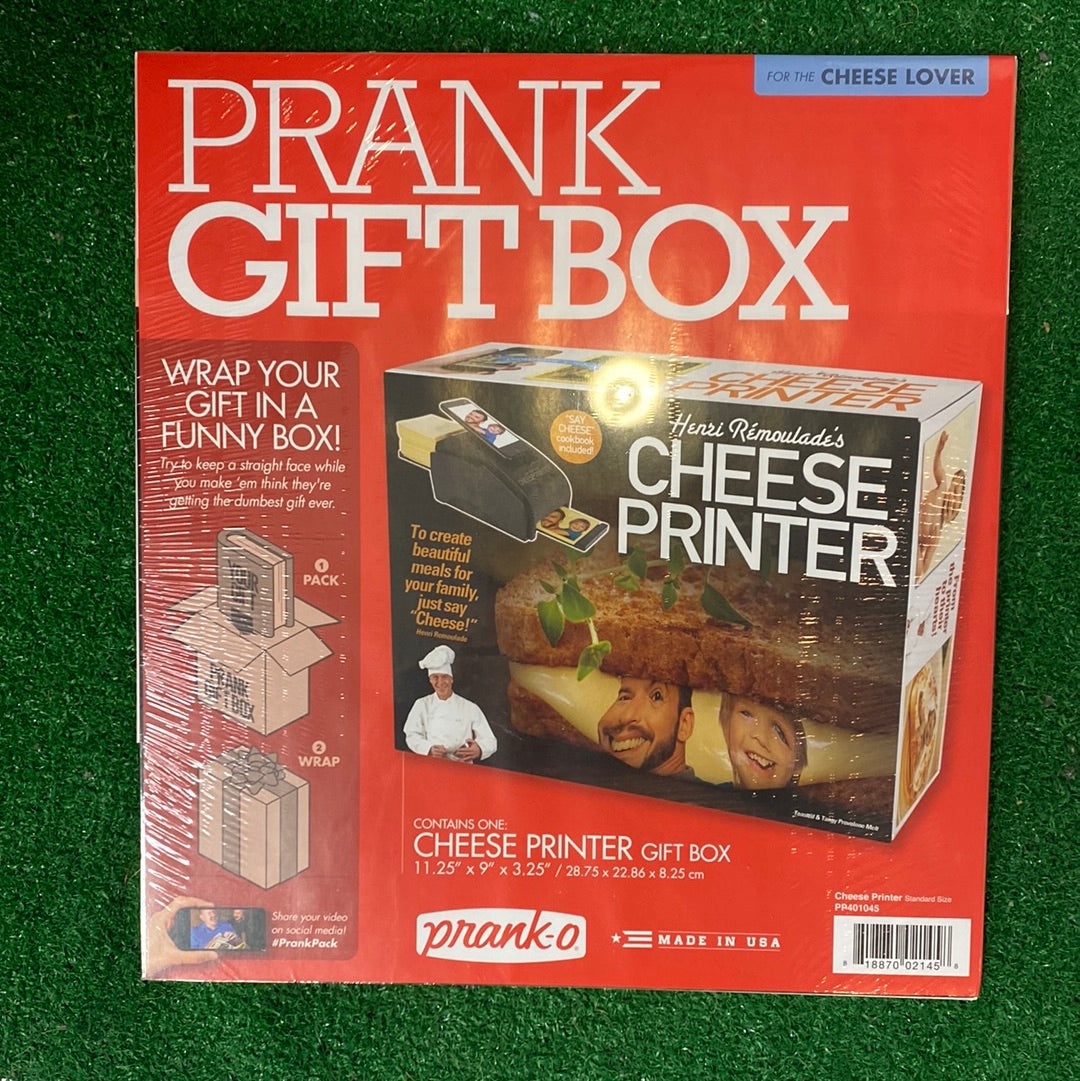 prank gift Box - cheese