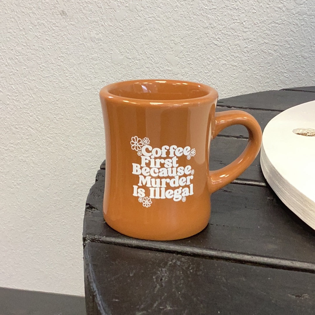 Coffee first mug
