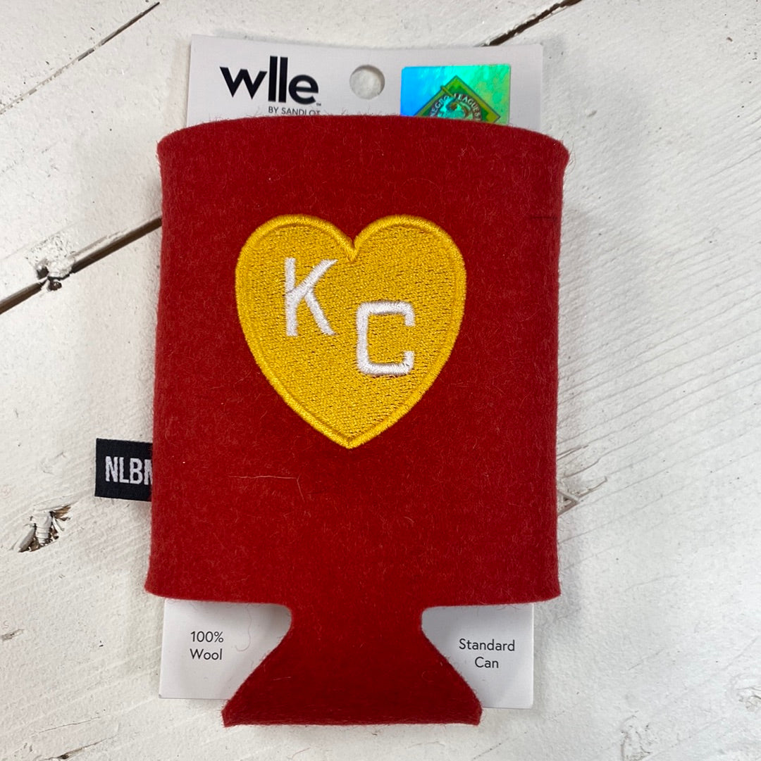 Wlle drink sweater red/gold KC heart