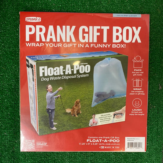 Prank gift box - float-a-poo