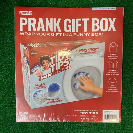 Prank gift box - tidy tips
