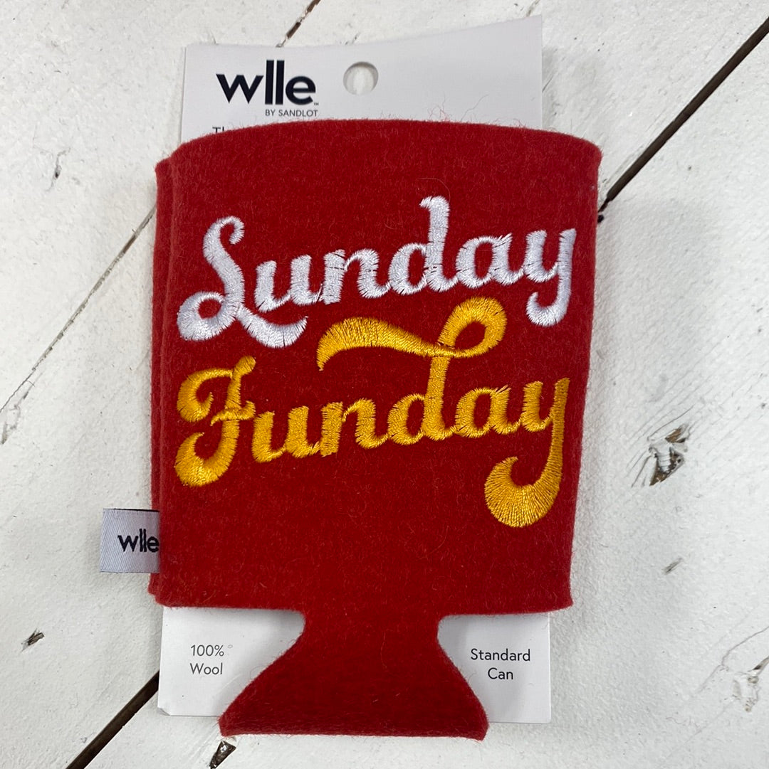 Wlle drink sweater Sunday fun day red