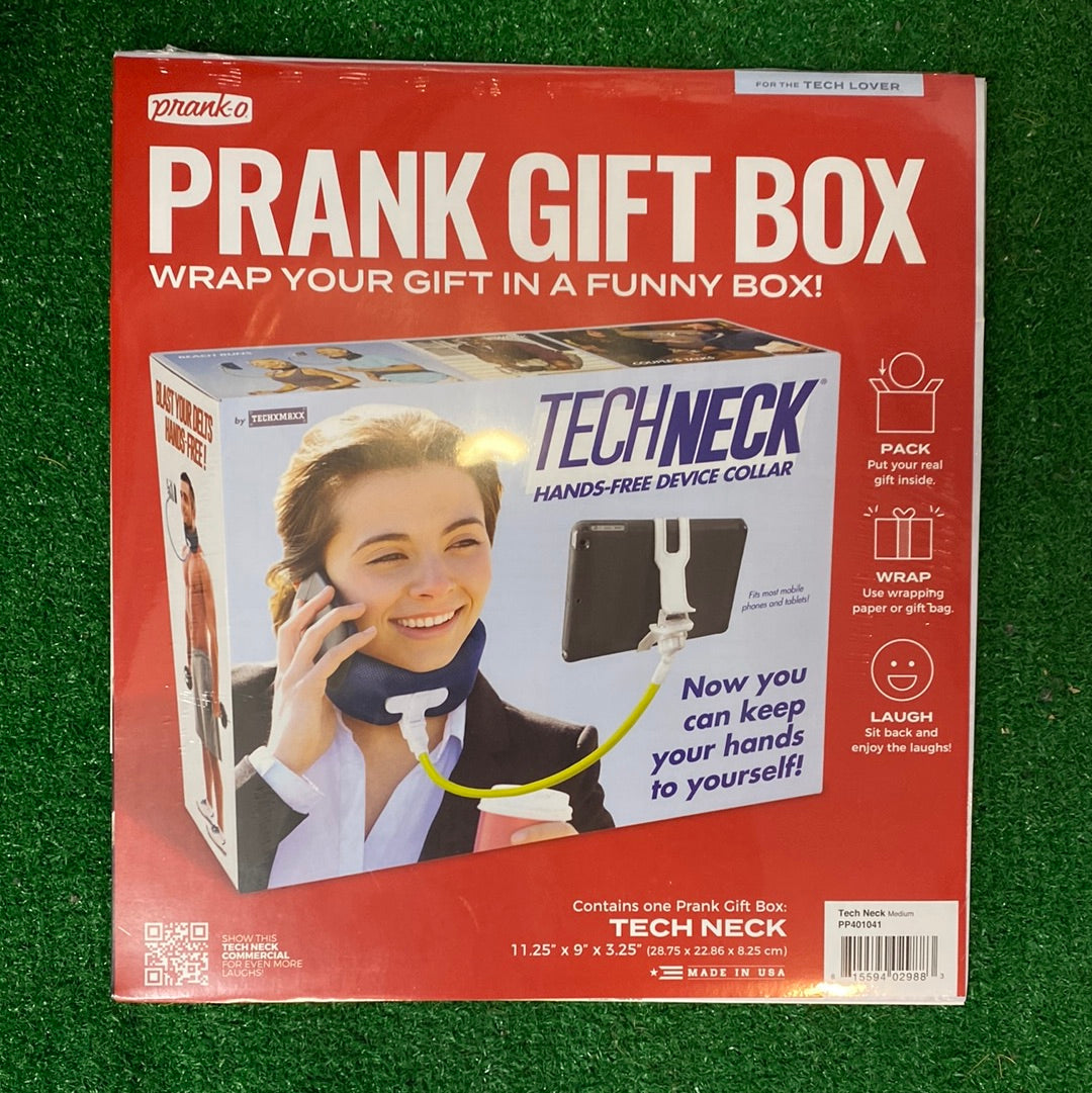 Prank gift box - tech neck