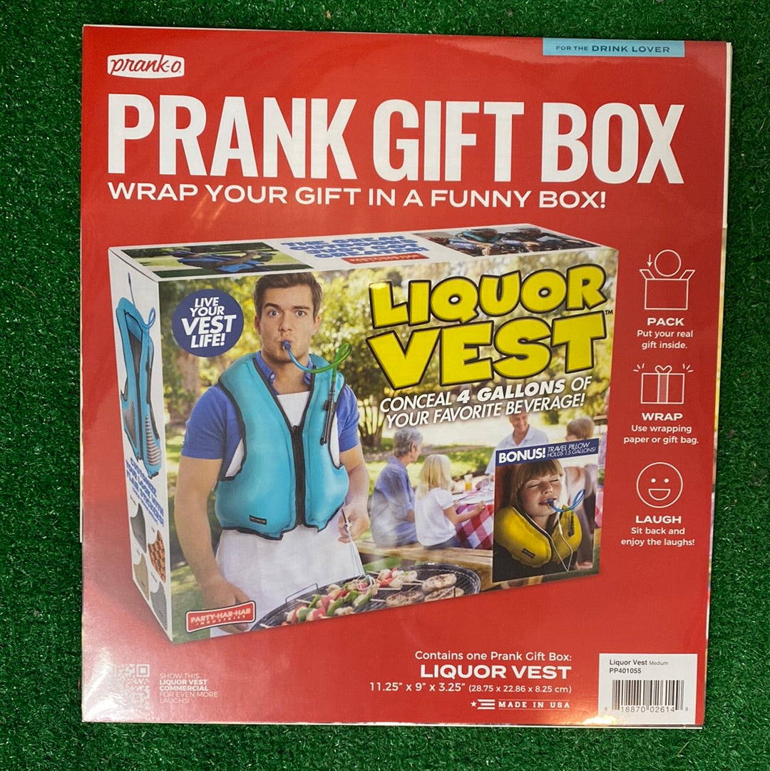 Prank gift box - liquor vest