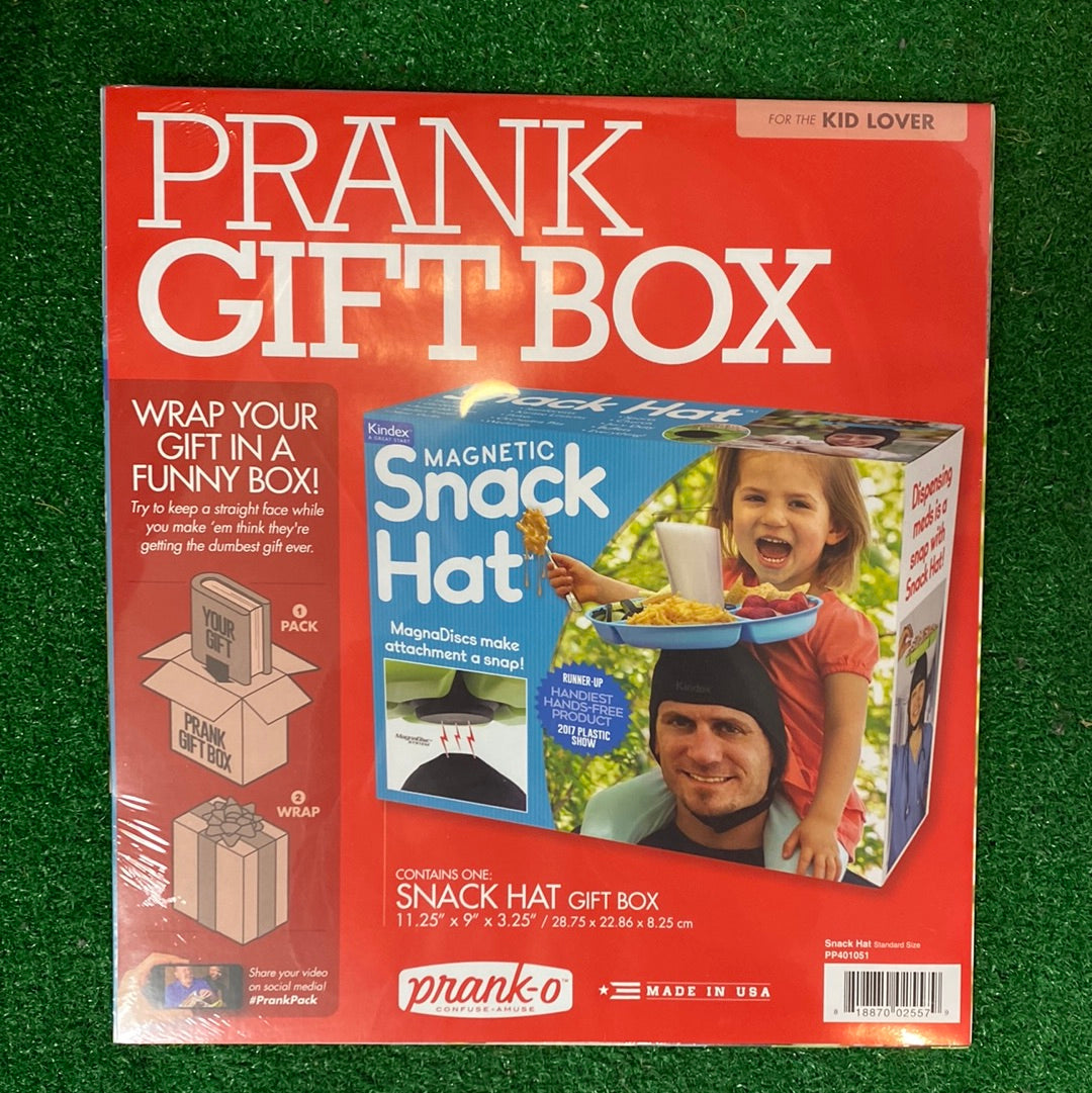 Prank gift box - snack hat