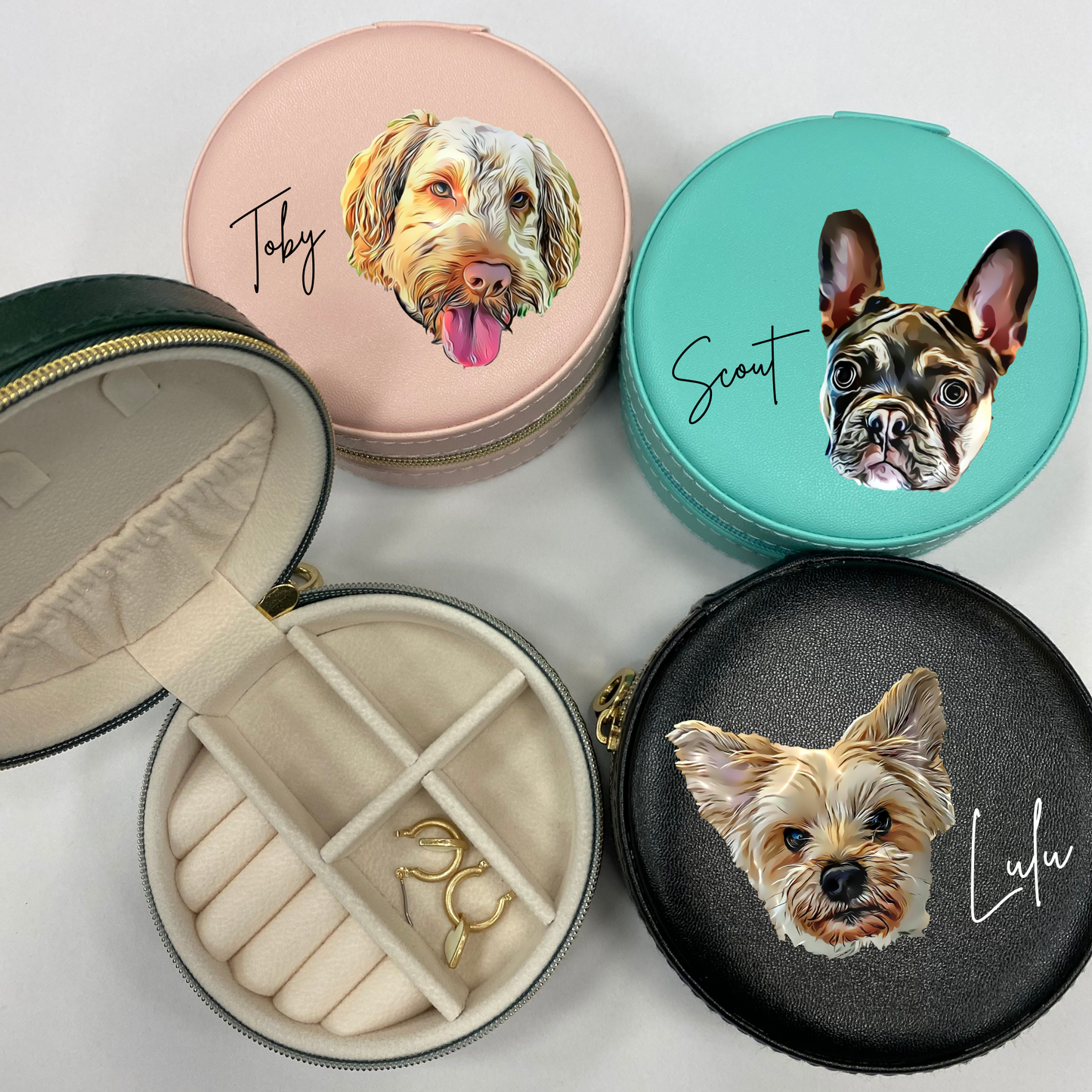 Personalized Dog Jewelry Case