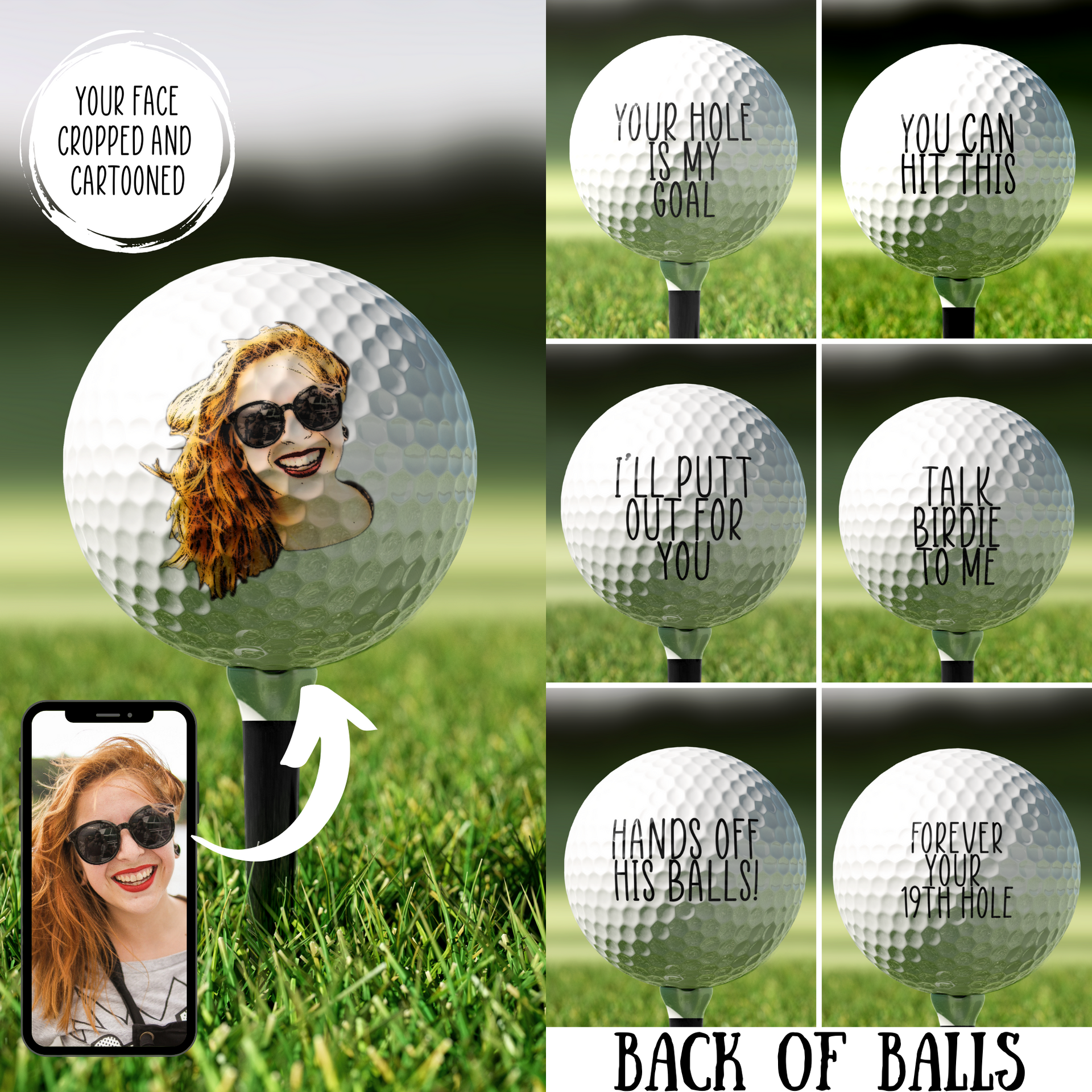 Custom Logo Golf Balls – Fancy Fanny