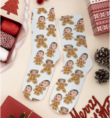 Christmas Socks - Gingerbread